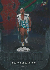 WWE Panini Prizm 2022 Trading Cards Prizmatic Entrances Big E No.9