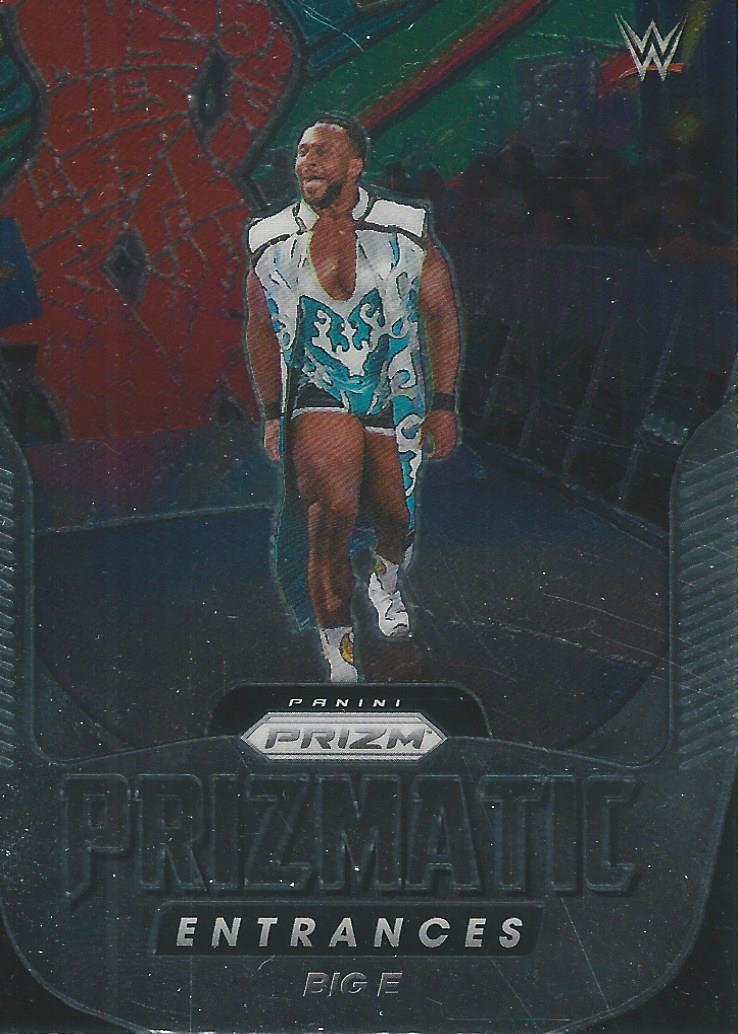 WWE Panini Prizm 2022 Trading Cards Prizmatic Entrances Big E No.9