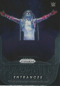 WWE Panini Prizm 2022 Trading Cards Prizmatic Entrances Finn Balor No.13