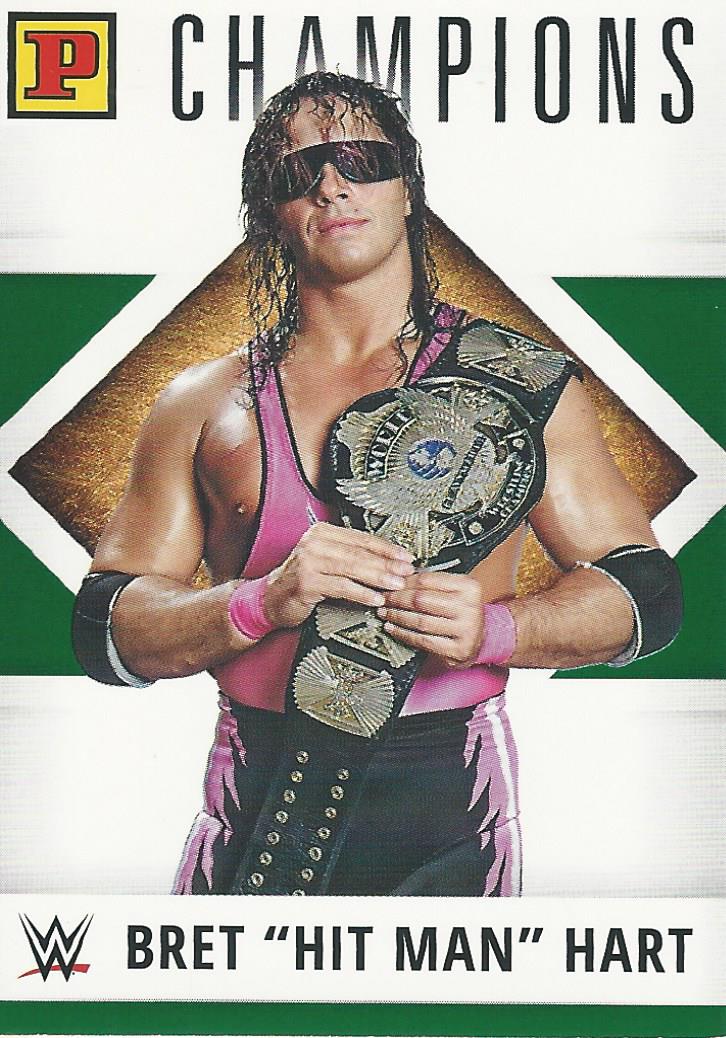 WWE Panini Debut Edition Trading Cards 2022 Bret Hart No.159 Green