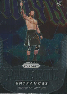 WWE Panini Prizm 2022 Trading Cards Prizmatic Entrances Drew McIntyre No.21