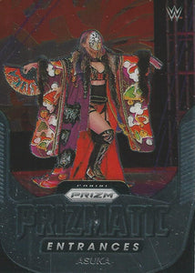 WWE Panini Prizm 2022 Trading Cards Prizmatic Entrances Asuka No.25