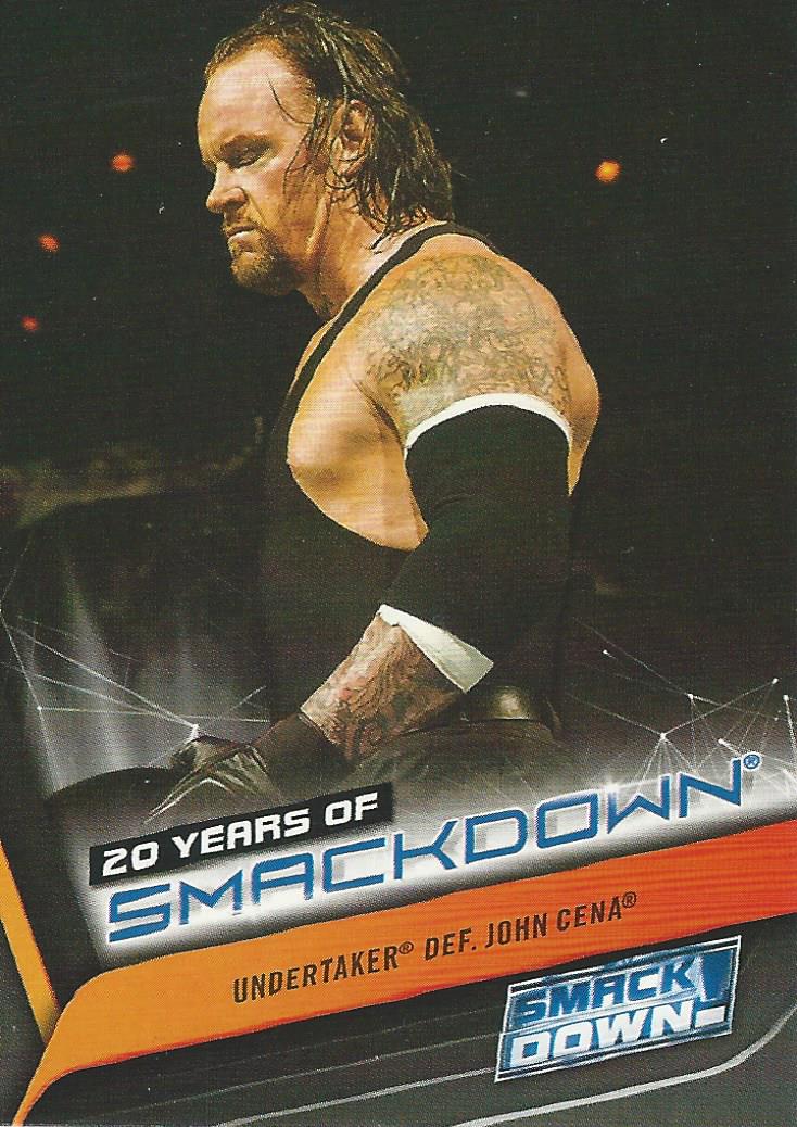 WWE Topps Smackdown 2019 Trading Cards Undertaker SD-17