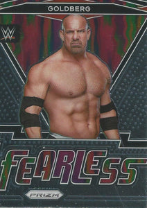 WWE Panini Prizm 2022 Trading Cards Fearless Goldberg No.20