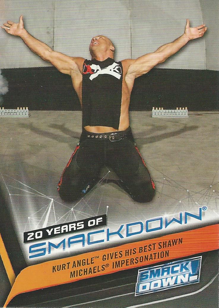 WWE Topps Smackdown 2019 Trading Cards Kurt Angle SD-18