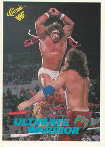 WWF Classic Trading Cards 1990 Ultimate Warrior No.61