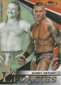 WWE Topps Finest 2021 Trading Cards Randy Orton and Jake the Snake Roberts L-15