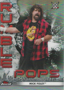 WWE Topps Finest 2021 Trading Cards Mick Foley RP-1