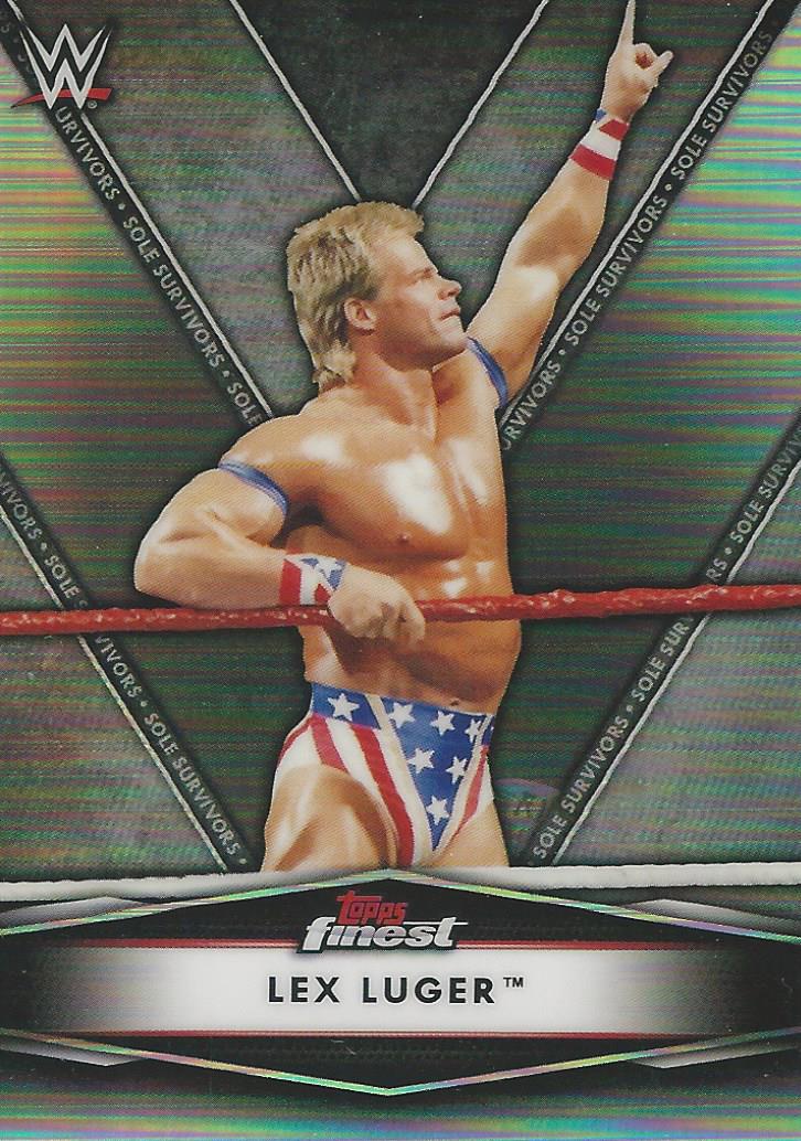 WWE Topps Finest 2021 Trading Cards Lex Luger SS-2