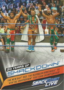 WWE Topps Smackdown 2019 Trading Cards New Day SD-46