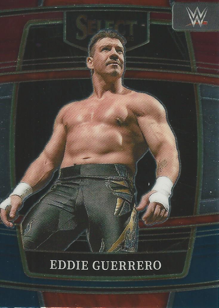 WWE Panini Select Trading Cards 2022 Red/Silver/Blue Eddie Guerrero No.7