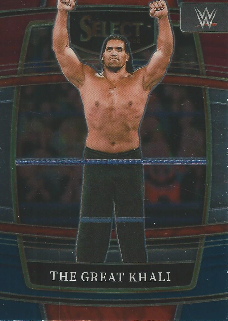 WWE Panini Select Trading Cards 2022 Red/Silver/Blue The Great Khali No.29