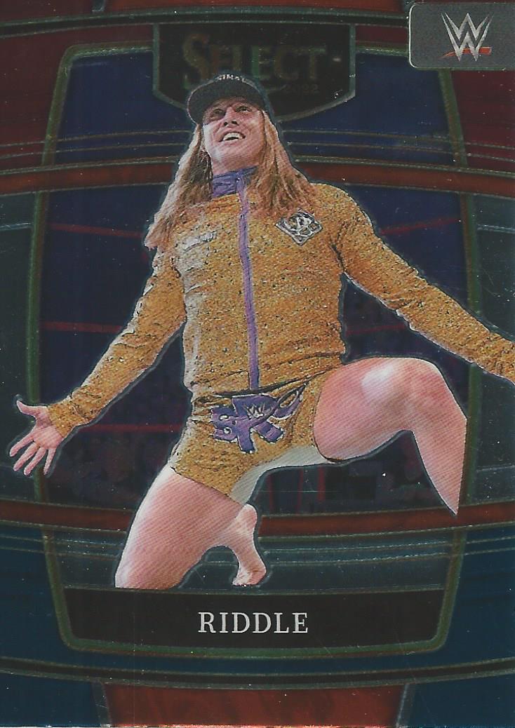 WWE Panini Select Trading Cards 2022 Red/Silver/Blue Matt Riddle No.36