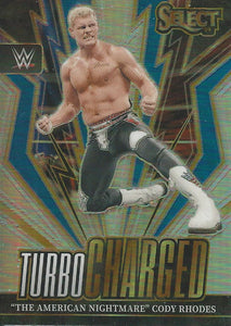 WWE Panini Select 2024 Trading Cards Turbo Charged Cody Rhodes No.23