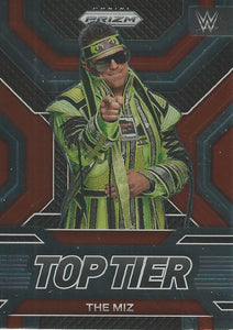 WWE Panini Prizm 2023 Trading Cards Top Tier The Miz No.22