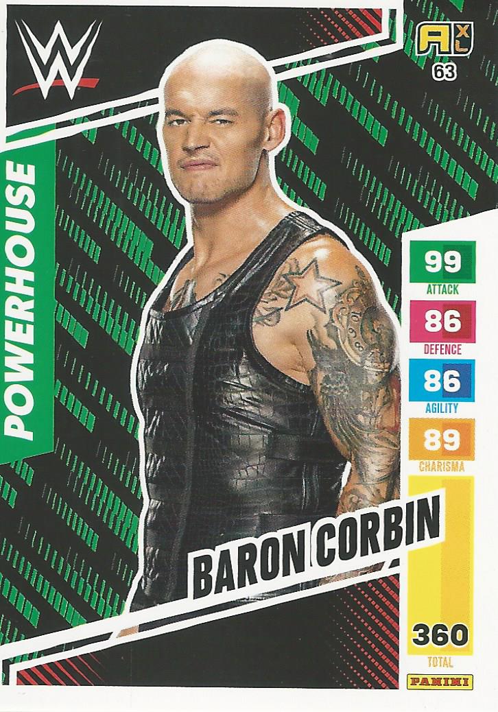 WWE Panini XL Adrenalyn 2024 Trading Cards Baron Corbin No.63