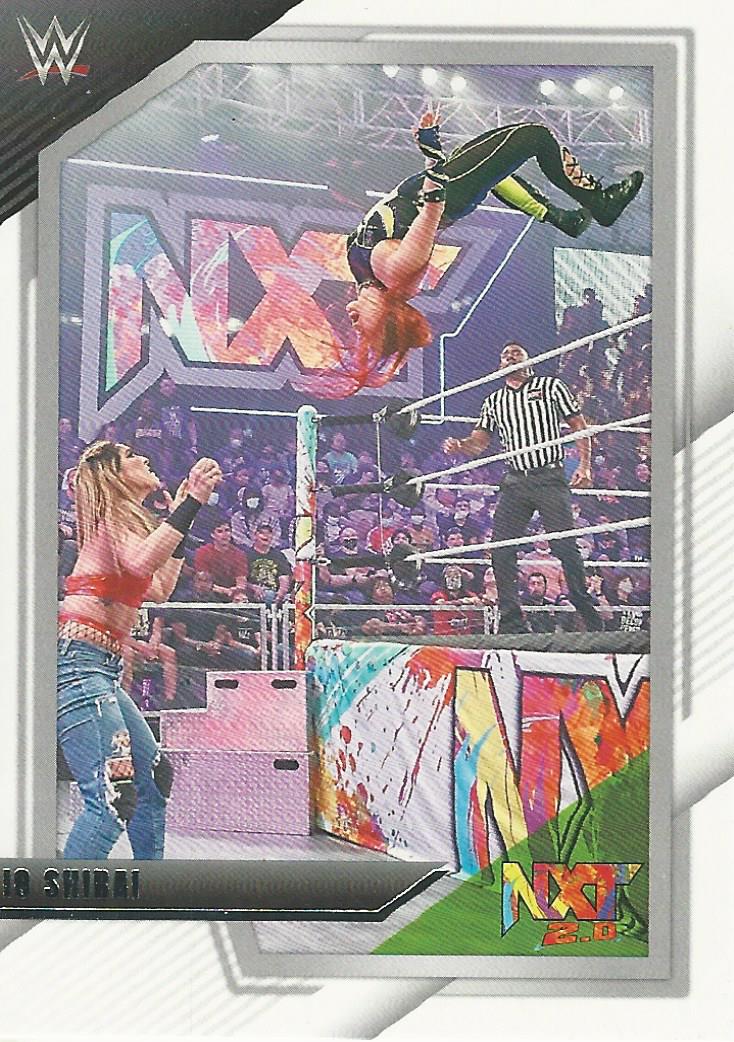 WWE Panini NXT 2022 Trading Cards Io Shirai No.63