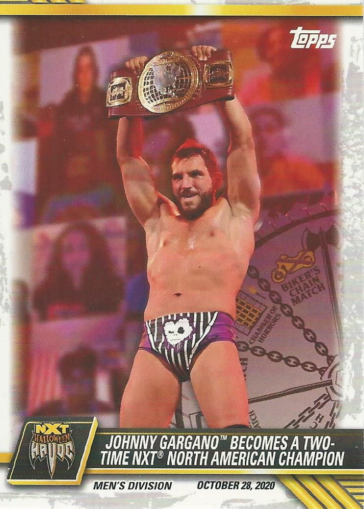 WWE Topps NXT 2021 Trading Cards Johnny Gargano No.82