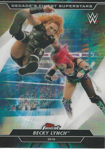 WWE Topps Finest 2020 Trading Cards Becky Lynch S-1