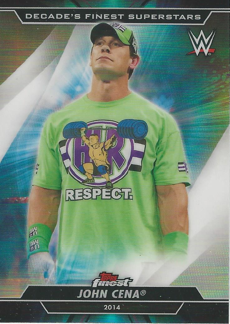 WWE Topps Finest 2020 Trading Cards John Cena S-4