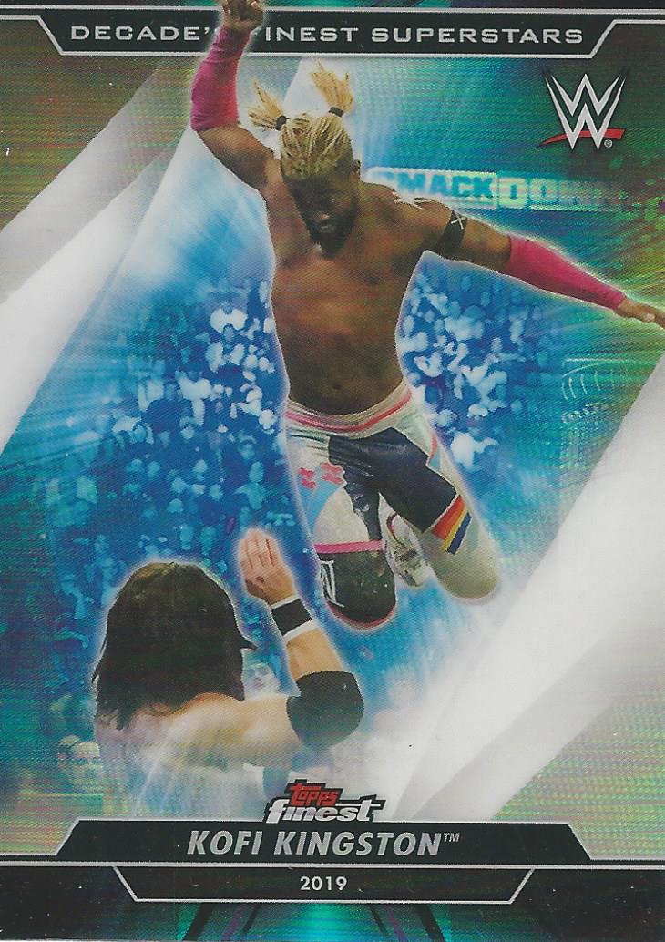 WWE Topps Finest 2020 Trading Cards Kofi Kingston S-5