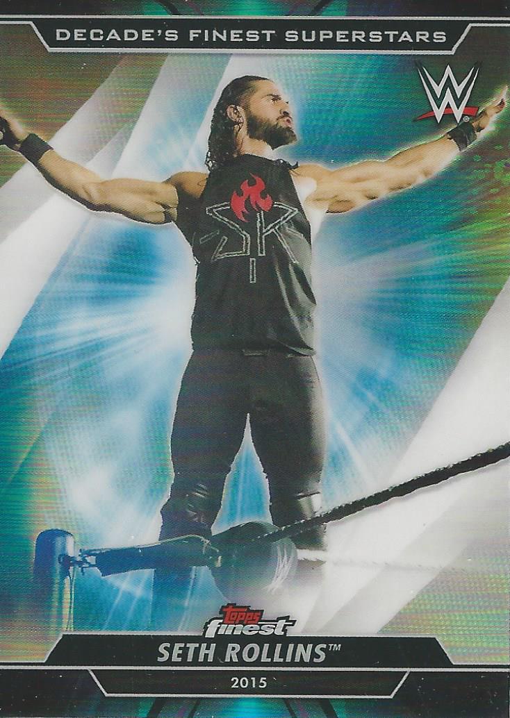 WWE Topps Finest 2020 Trading Cards Seth Rollins S-8