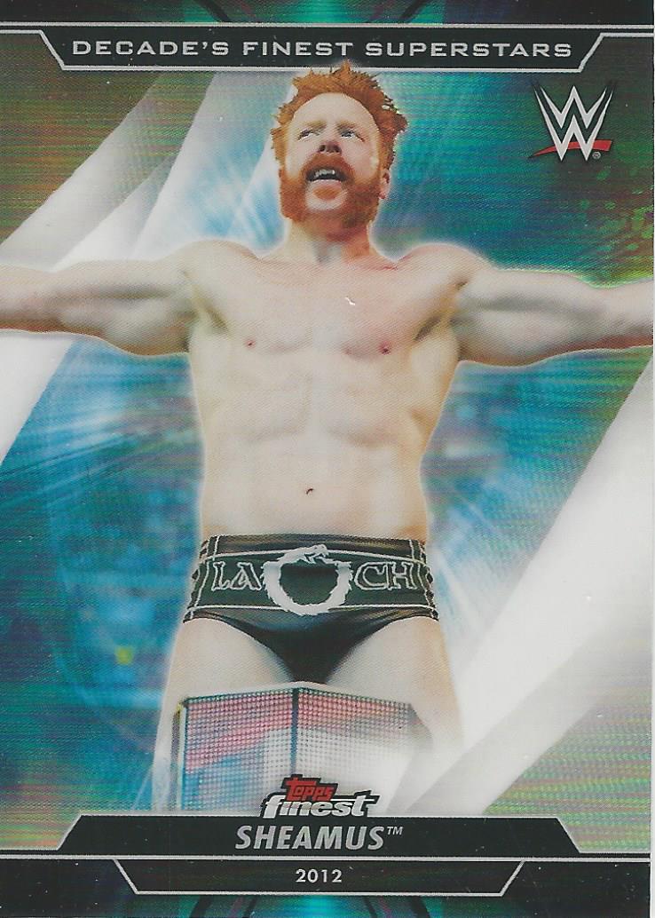 WWE Topps Finest 2020 Trading Cards Sheamus S-9
