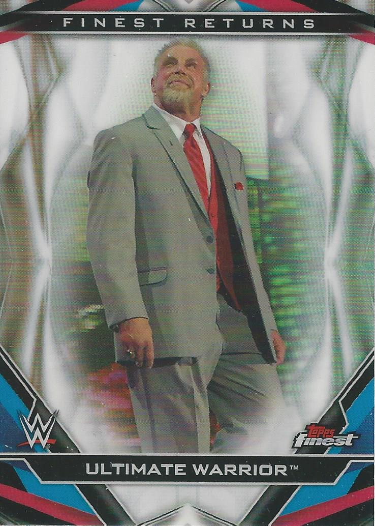 WWE Topps Finest 2020 Trading Cards Ultimate Warrior R-7