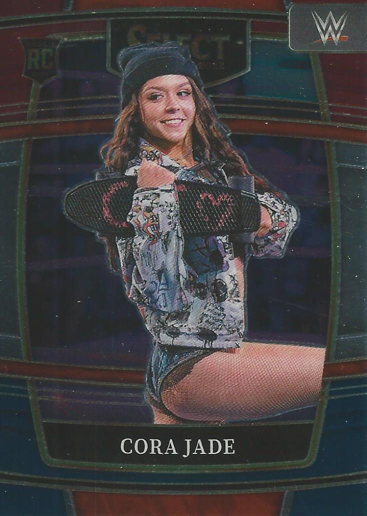 WWE Panini Select Trading Cards 2022 Red/Silver/Blue Cora Jade No.65