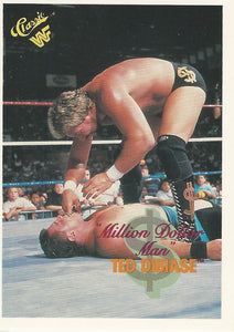 WWF Classic Trading Cards 1990 Million Dollar Man Ted Dibiase No.64