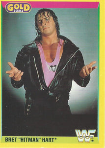 WWF Merlin Gold Series 2 1992 Trading Cards Bret Hart No.64