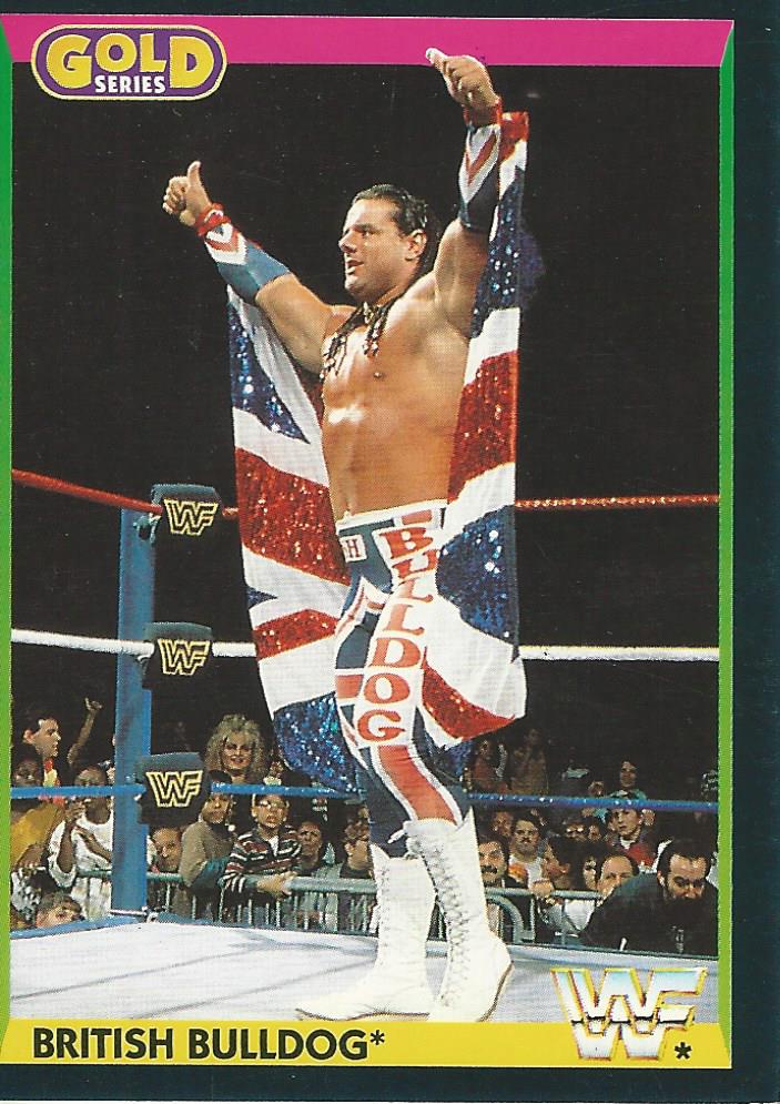 WWF Merlin Gold Series 1 1992 Trading Cards British Bulldog No.64