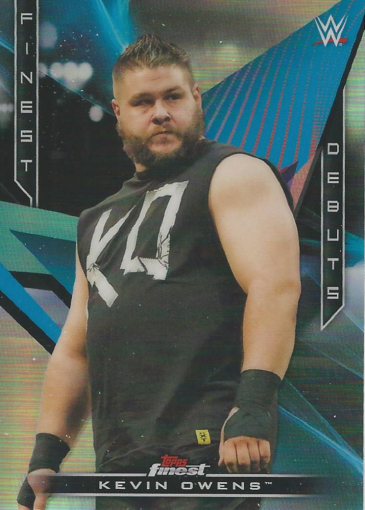 WWE Topps Finest 2020 Trading Cards Kevin Owens D-4