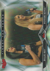 WWE Topps Finest 2020 Trading Cards Peyton Royce and Billie Kay TT-4