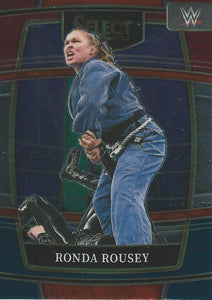 WWE Panini Select Trading Cards 2022 Red/Silver/Blue Ronda Rousey No.90