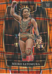 WWE Panini Select Trading Cards 2022 Meiko Satomura No.12 Orange Flash