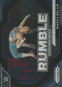 WWE Panini Prizm 2024 Trading Cards Rumble Performances Bianca Belair No.18