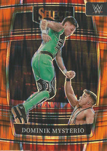 WWE Panini Select Trading Cards 2022 Dominik Mysterio No.17 Orange Flash