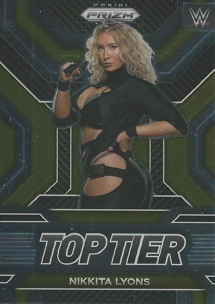 WWE Panini Prizm 2023 Trading Cards Top Tier Nikkita Lyons No.28