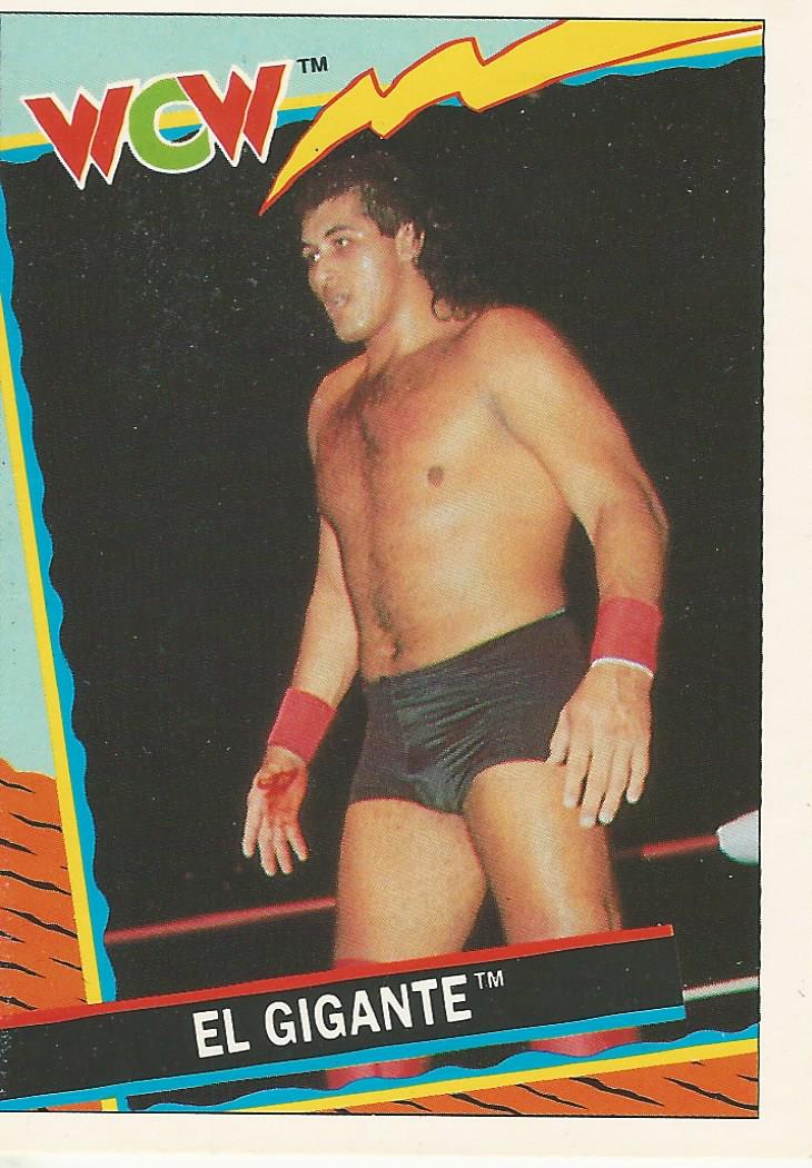 WCW Topps 1992 Trading Cards El Gigante No.66