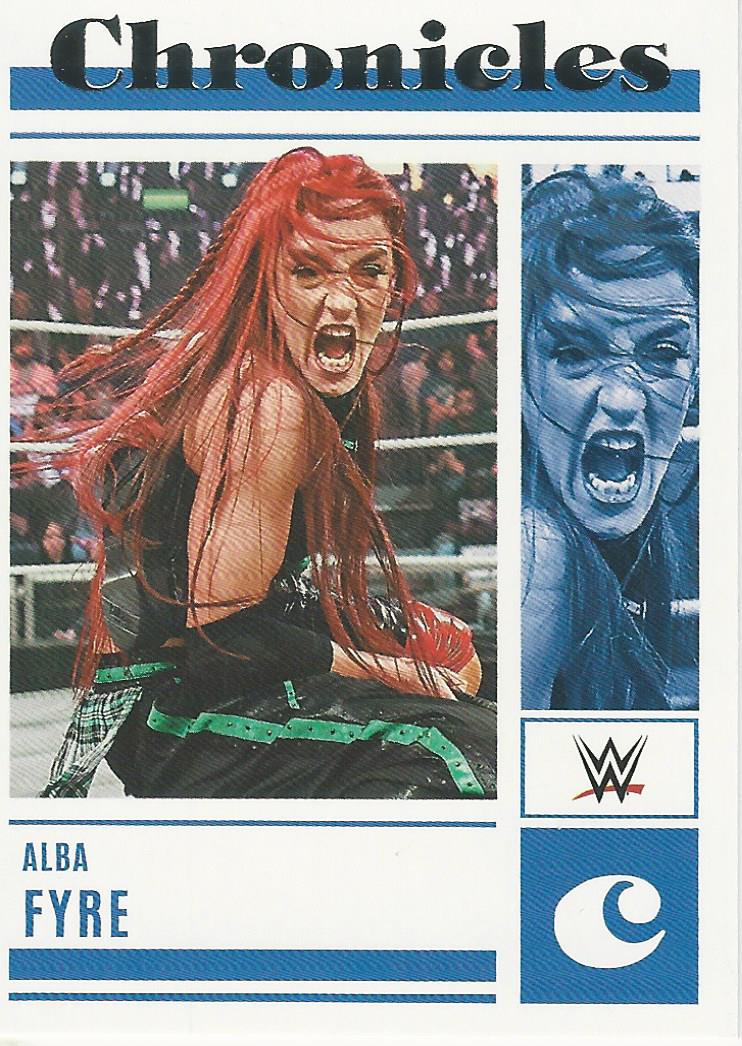 WWE Panini Chronicles 2023 Trading Cards Alba Fyre No.66