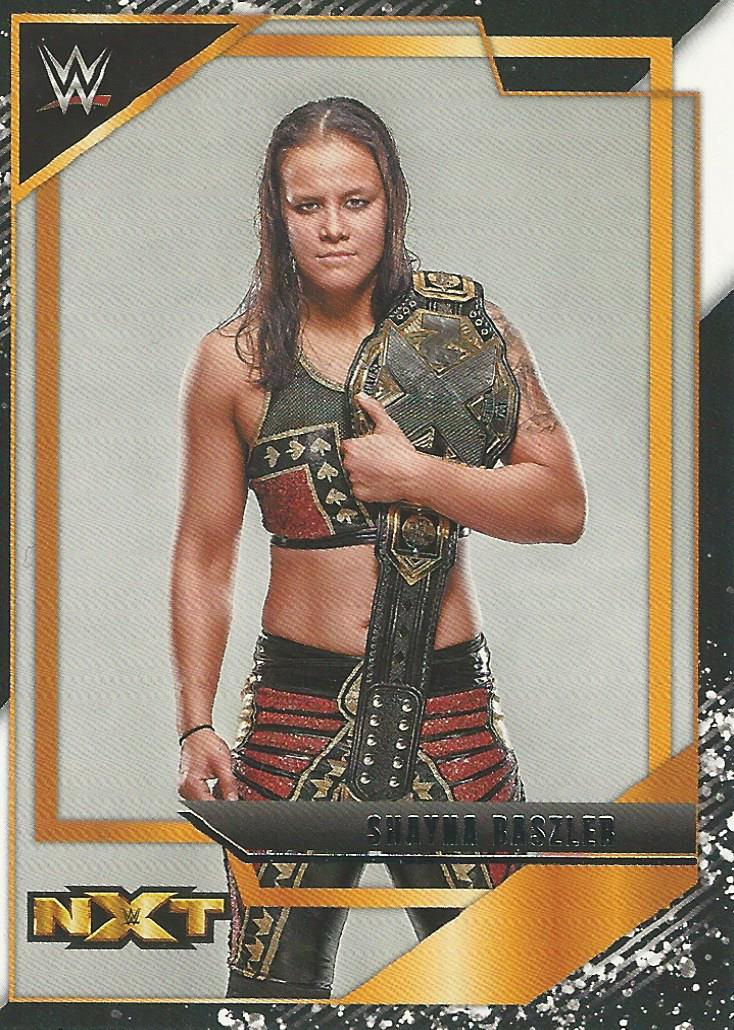 WWE Panini NXT 2022 Trading Cards NXT Gold Shayna Baszler No.10