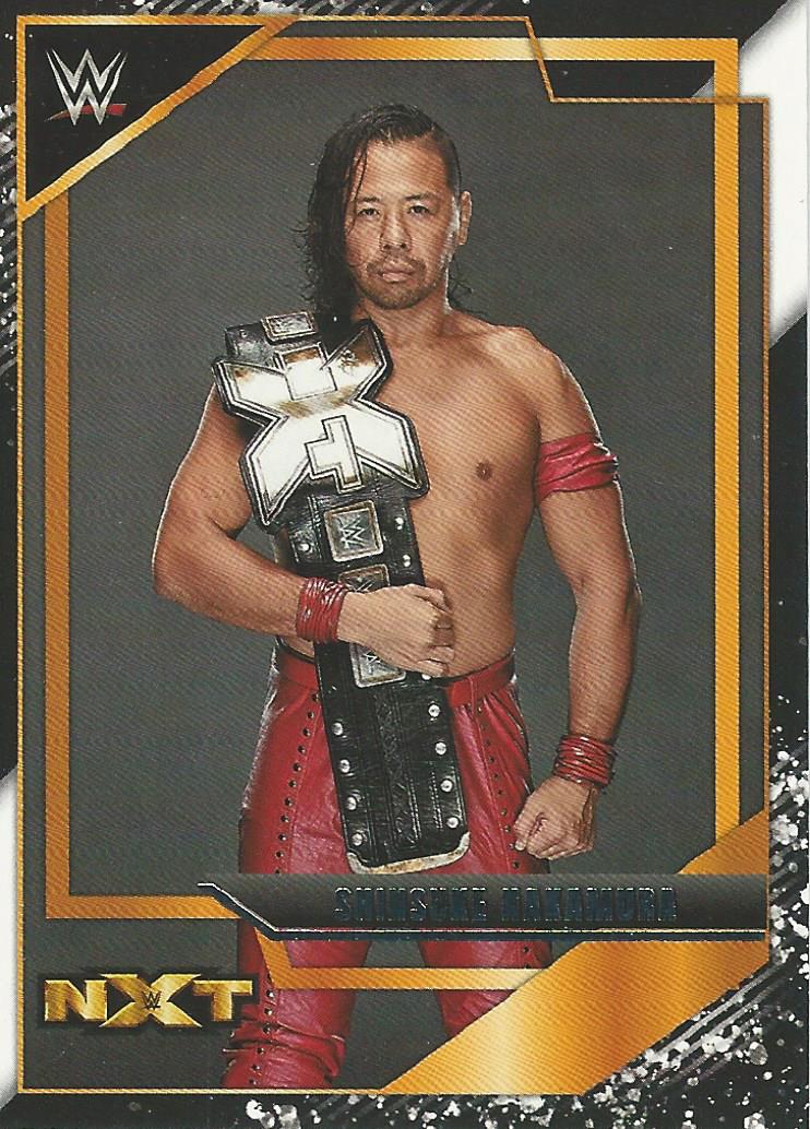 WWE Panini NXT 2022 Trading Cards NXT Gold Shinsuke Nakamura No.19