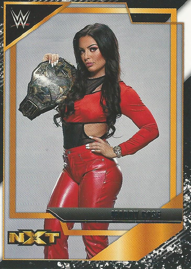 WWE Panini NXT 2022 Trading Cards NXT Gold Mandy Rose No.20