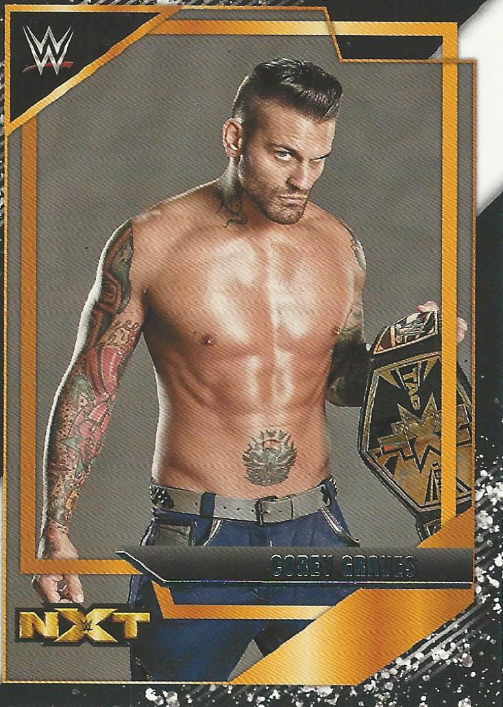 WWE Panini NXT 2022 Trading Cards NXT Gold Corey Graves No.24