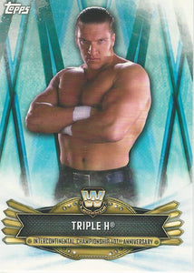 WWE Topps Raw 2019 Trading Cards Triple H IC-14