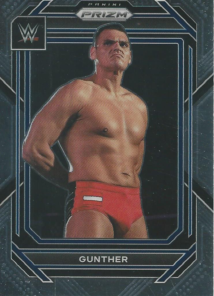 WWE Panini Prizm 2023 Trading Cards Gunther No.185