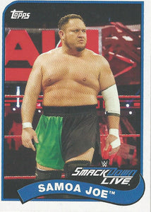 WWE Topps Heritage 2018 Trading Cards Samoa Joe No.67