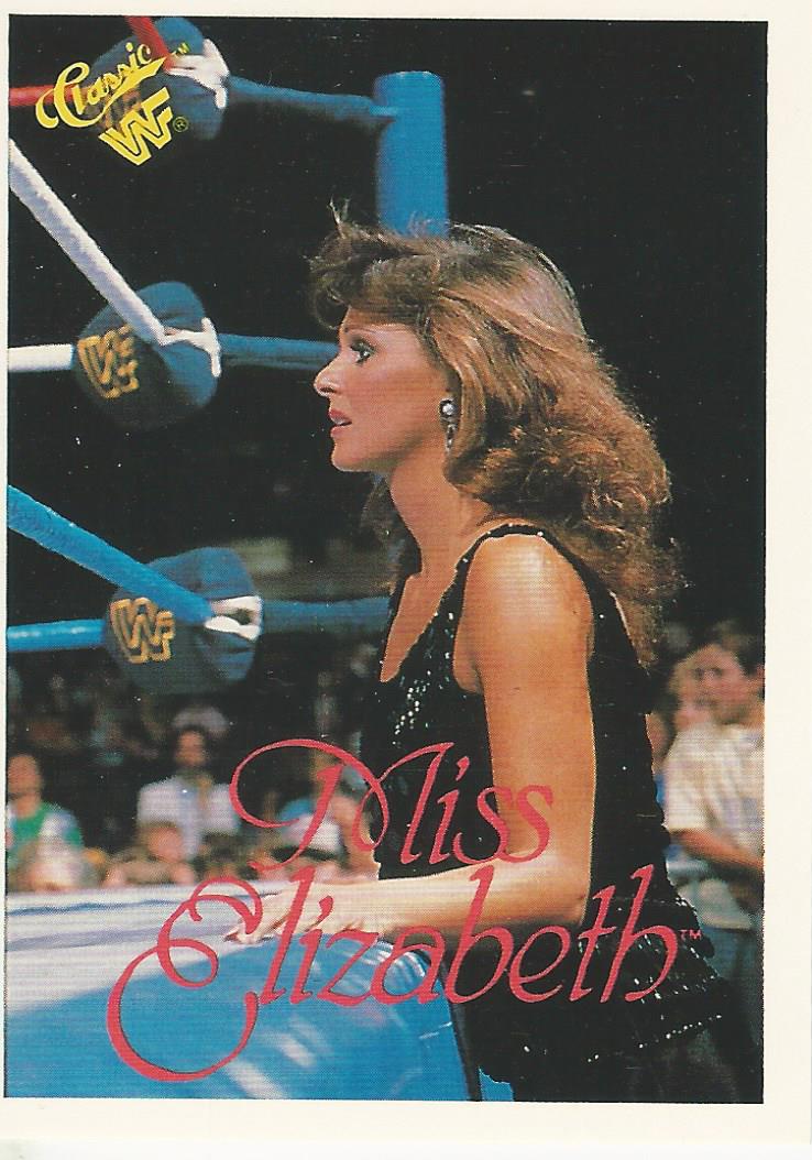 WWF Classic Trading Cards 1990 Miss Elizabeth No.67