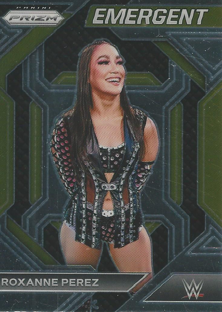 WWE Panini Prizm 2024 Trading Cards Emergent Roxanne Perez No.1